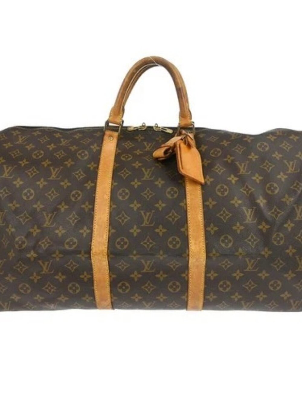 BUYIT02 LOUIS VUITTON MONOGRAM KEEPALL BANDOULIERE 60 M41412 VI0942 NQ06286 - Picture 1 of 16